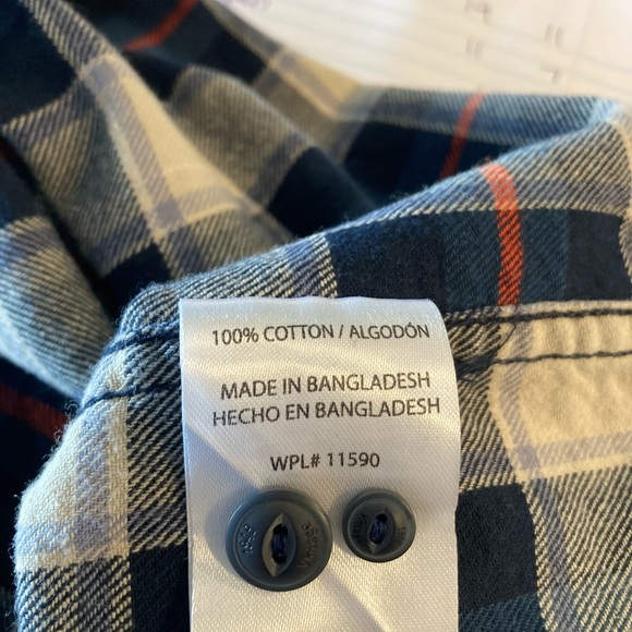 Weatherproof Plaid XXL TTG Button Down Long Sleeve Shirt 100% Cotton. - Picture 6 of 6